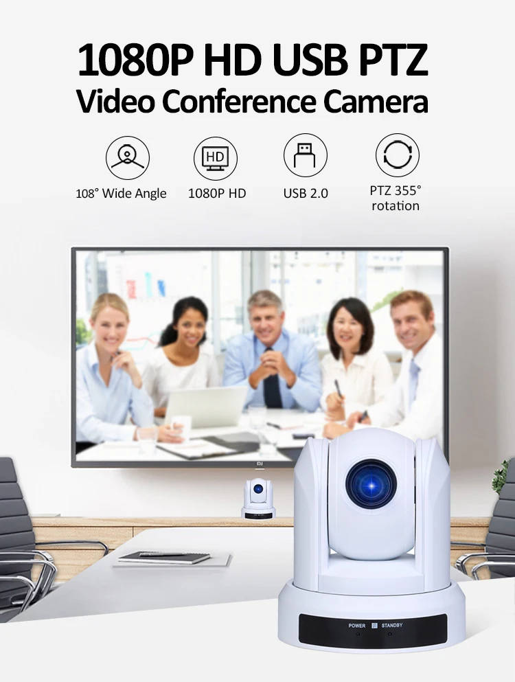 18xxx видеокамера для видеоконференций с джойстиком от поставщиков 1080p full hd usb 2