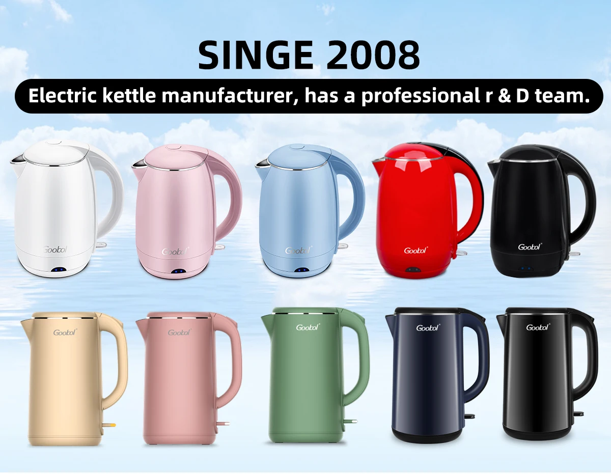 portable temperature control electronic coffee tea maker 360 jug stainless steel hotel appliances water electric kettle smart