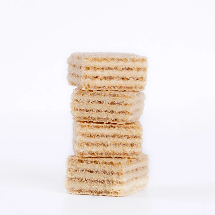
Healthy Snack Bulk Packing Crispy Soya-Milk Wafer Biscuit 