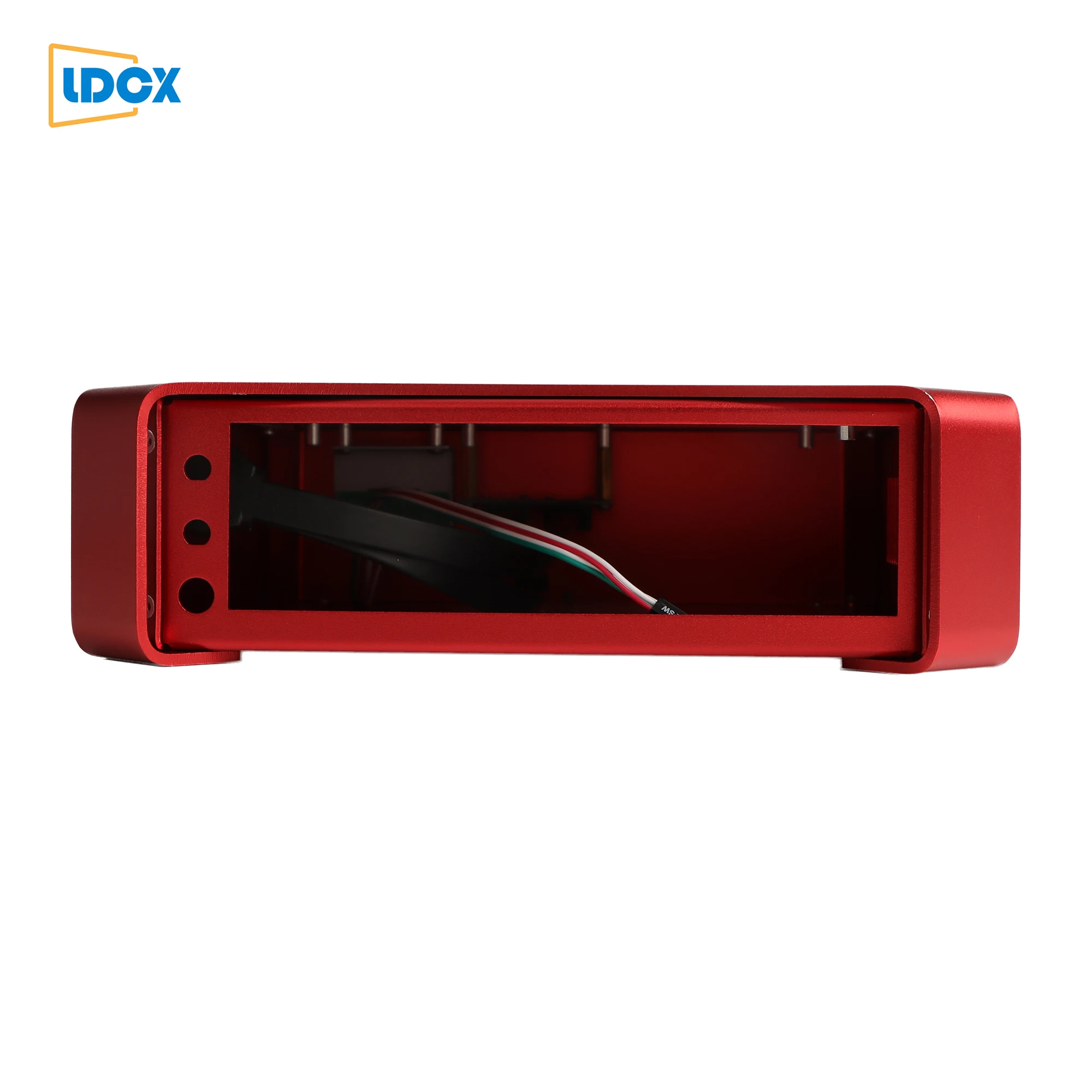 
LDCX X3 pure aluminum special shaped desktop ITX Mini PC computer case 