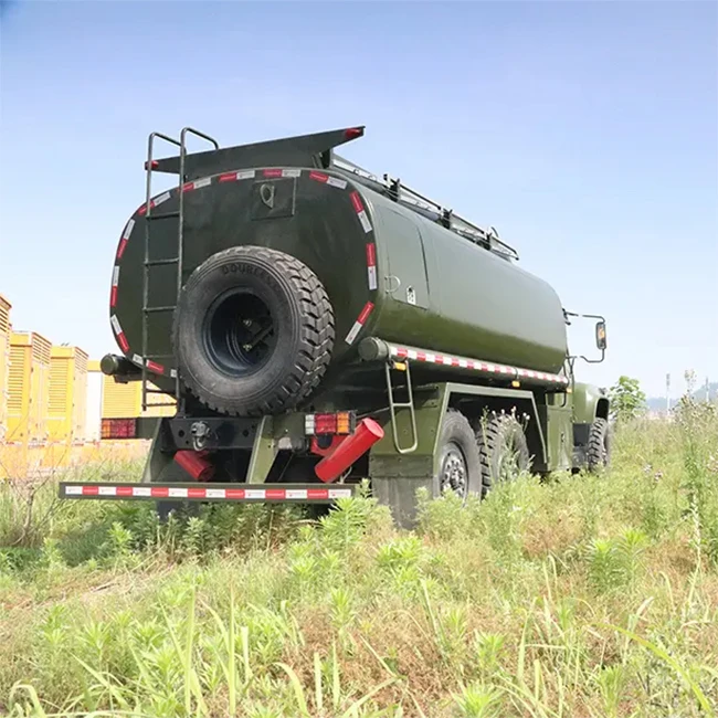 Dongfeng off-road 8000 liters oil tanker truck for sale fuel tank truck 6x6