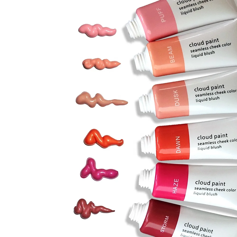 Сделайте свой собственный бренд, стойкий макияж, гладкие жидкие румяна, частная этикетка для веганов