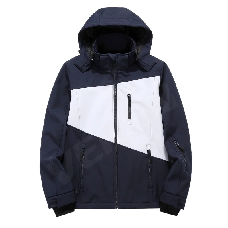 Fleece Jacket Custom Color Winter Clothes Outdoor Waterproof Windproof Polyester Downs Work Mens Jacket Mens Fleece Puffer Coat