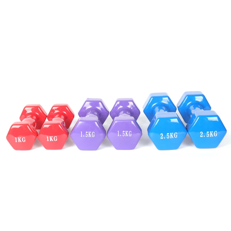 China Wholesale 10kg Bodybuilding Life Fitness Hexagonal Dumbbell
