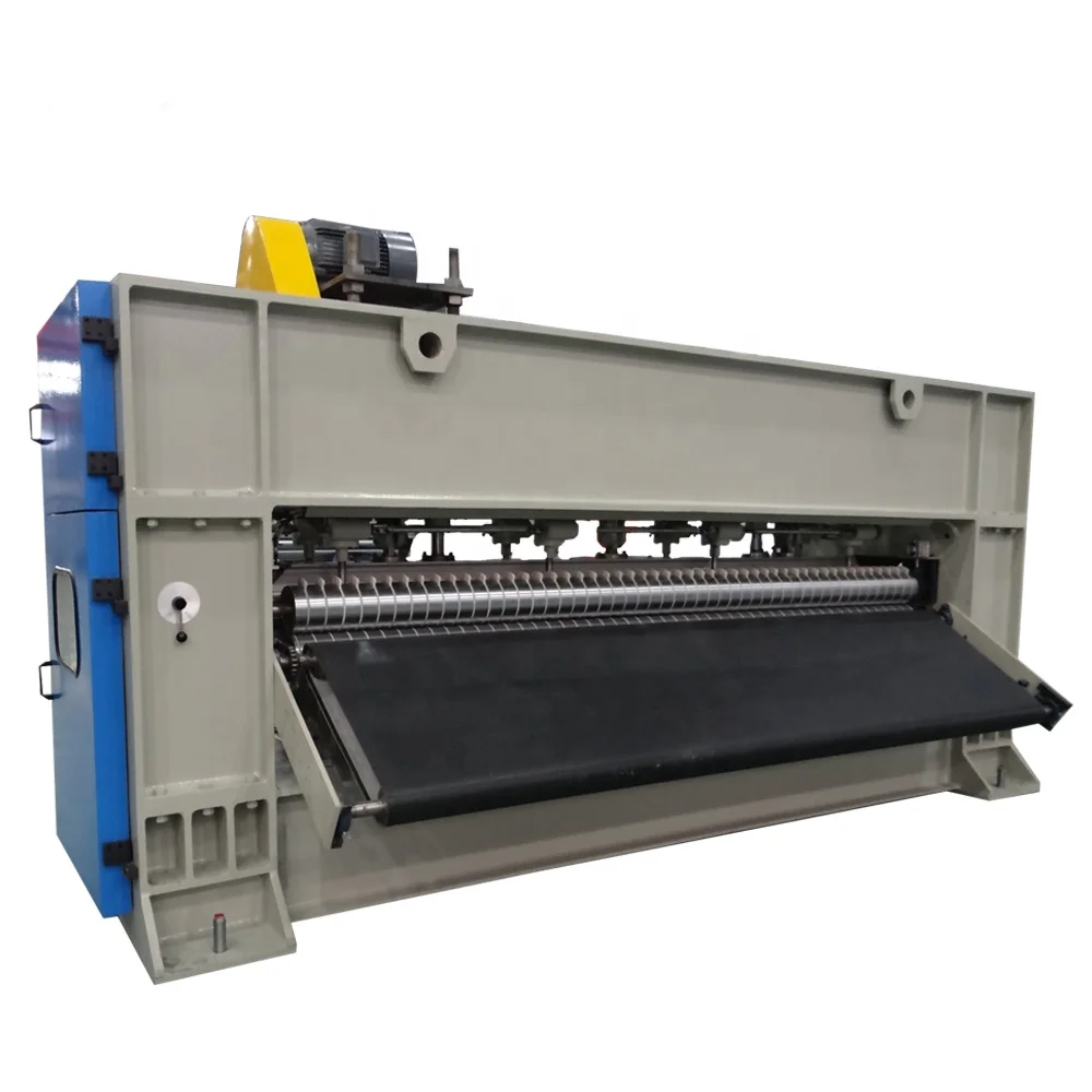 High capacity automated computer control needle punch geotextile nonwoven machine