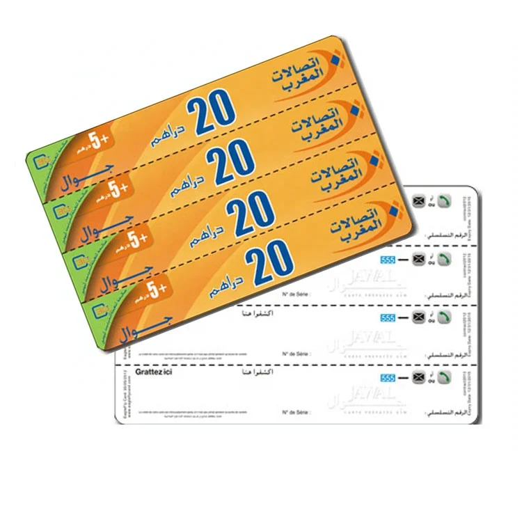 CT-051 Wholesales Customized full color paper multi-PIN scratch off card