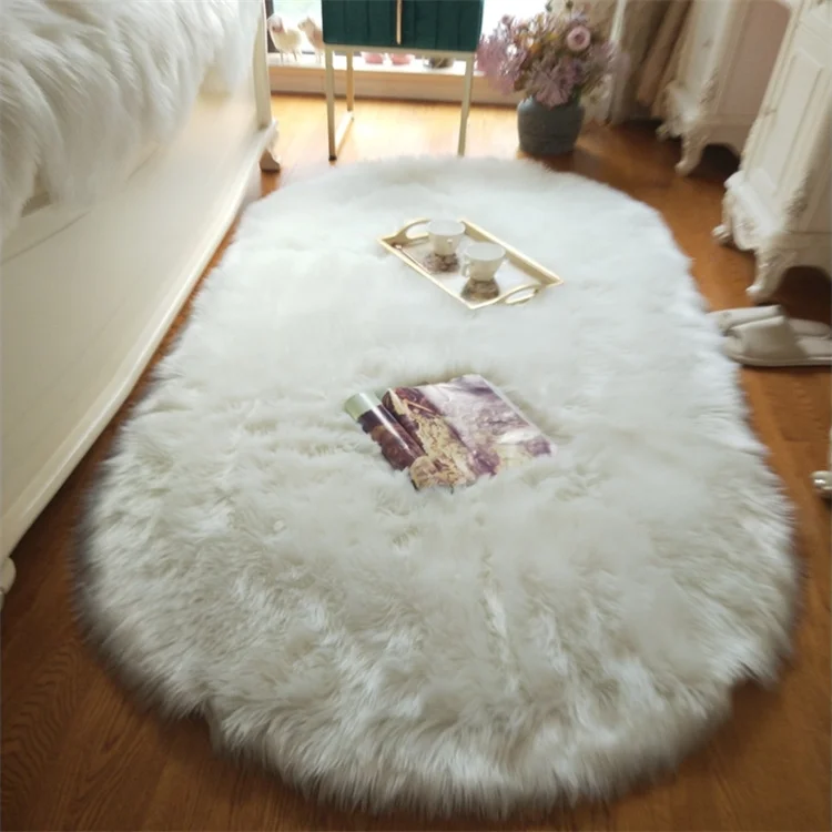 Click 10x14 Gray Carpet Custom Round Rug Plush Fur Camel Wool  Area Rugs For Bedroom Sofa Living Room