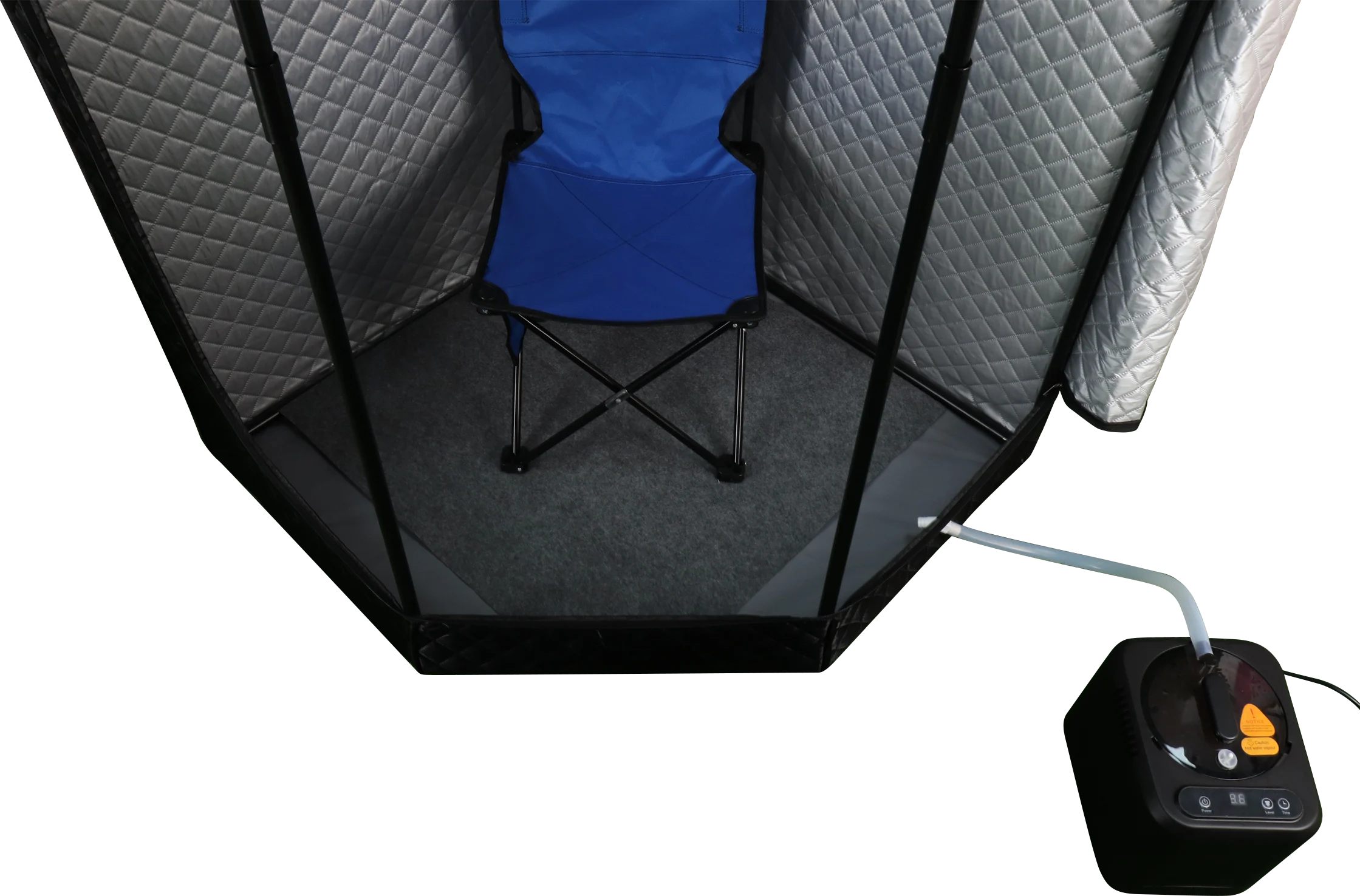 Top Sale Home Steam Sauna Portable Full--Body Steam Sauna Box With 3L &1000w Steamer Generator