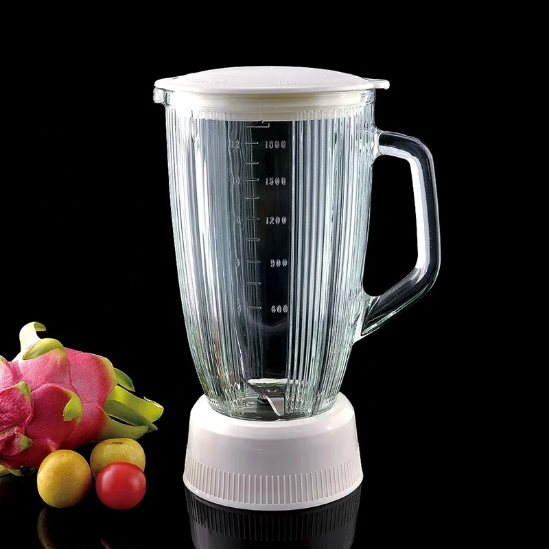 Миксер блендера: стеклянная банка с содовой лаймой 1,8 л с крышкой + нижняя часть с прокладкой лезвия, сменные детали, блендеры, соковыжималка