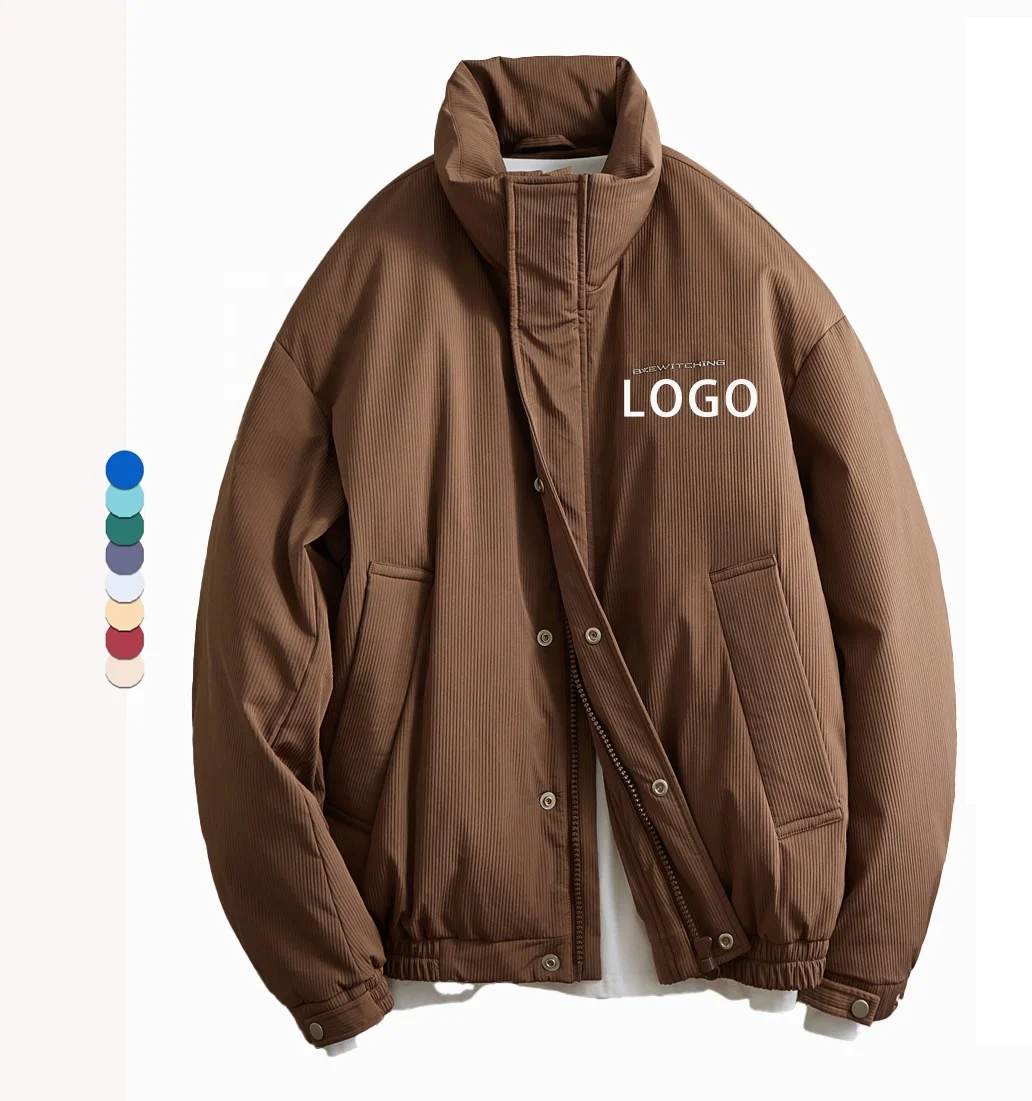 OEM Custom Design New Design Soft Warm Coat New Men Plus Size Puffer Jackets Winter Fashion Coat