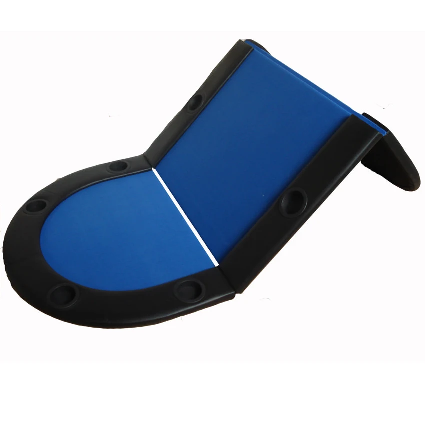 YUANHE 3 складной Овальный мягкий Техасский Холдем Складной Игровой покер Настольный Топ