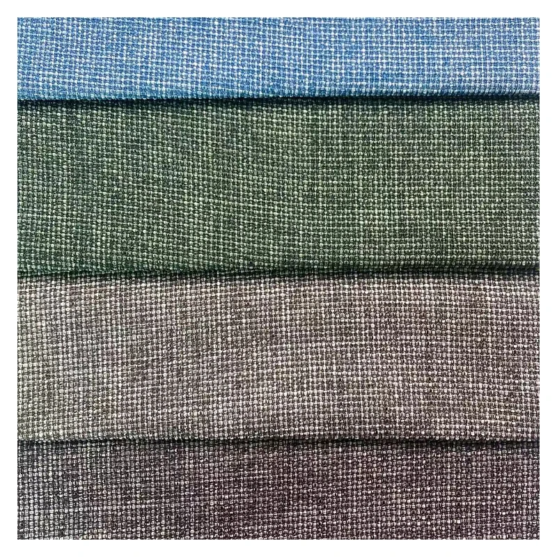 Oxford linen look fabric for sofa upholstery stock lots