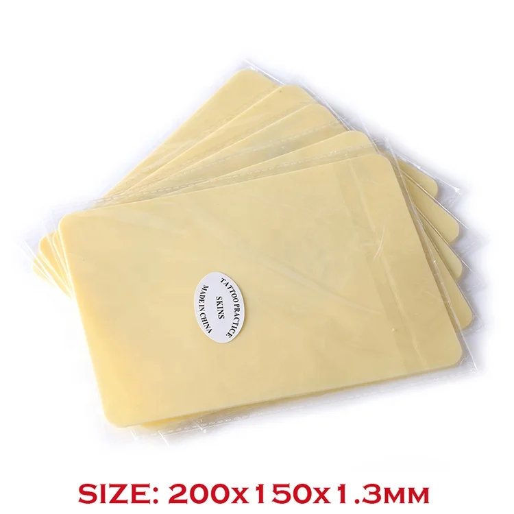 200*150*1.3MM Permanent makeup training skin synthetic skin-like Silicone Tattoo Practice Skin