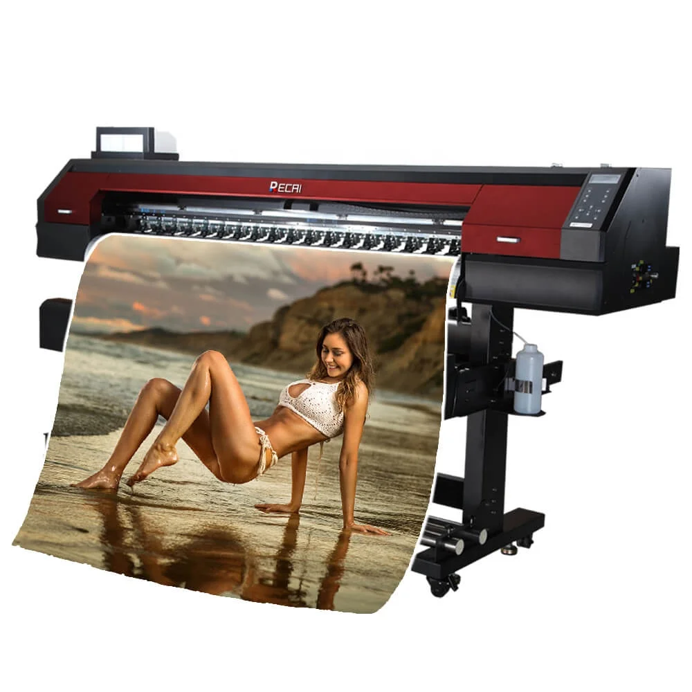 
Recai Hot Sell Car Film Mural Canvas Photo Poster Eco Solvent Printer with DX6 Printhead for Epson 