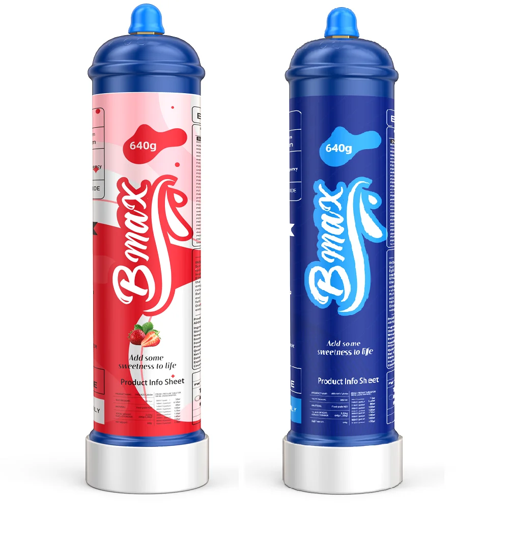 Bmax Wholesale 640g Whipped Cream Chargers Cylinder France Delivery Dessert Tools Cream Chargers