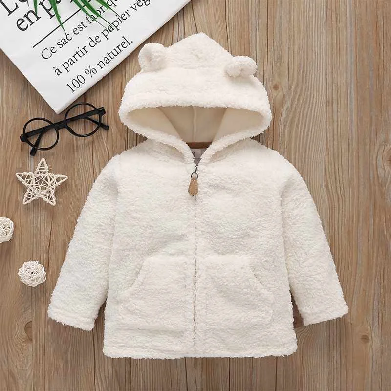 Earth Tone Style Woolen Newborn Baby Girl Fashion Suit 3-piece Set