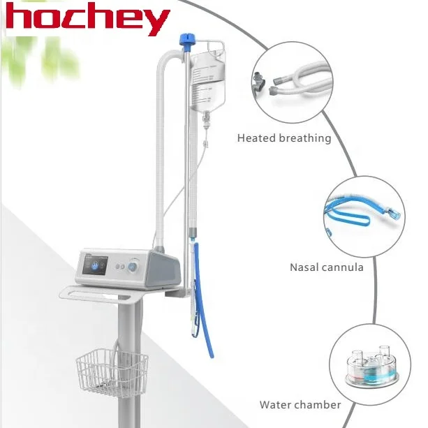 Hochey Medical Touch Screen   Nasal  Cannula  Respiratory  Humidifiers  CPAP  High  Flow  Heated  Respiratory  Humidifiers