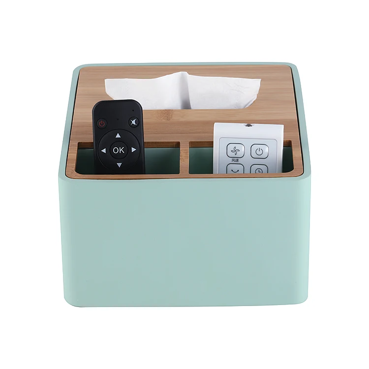 Home desk multifunctional resin organizer storage tissue box