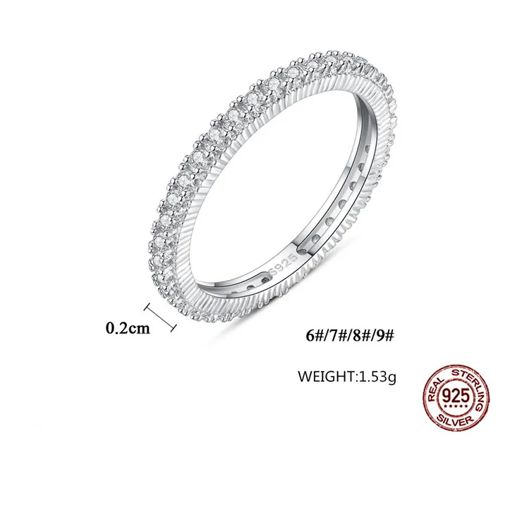 Drop Shipping 2021 Factory wholesale women finger 925 silver ring