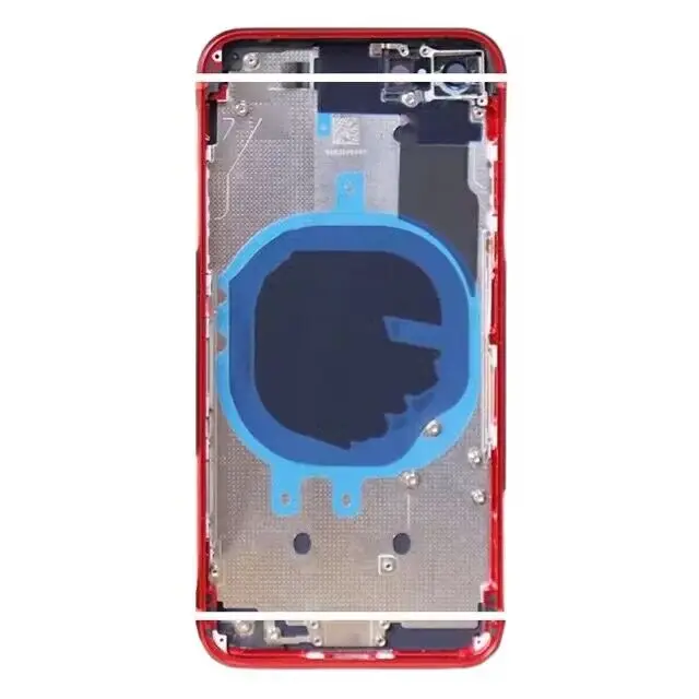 wholesale For iPhone SE 2020  Battery Back Cover Middle Chassis Frame SIM Tray Side Key Parts Assembly