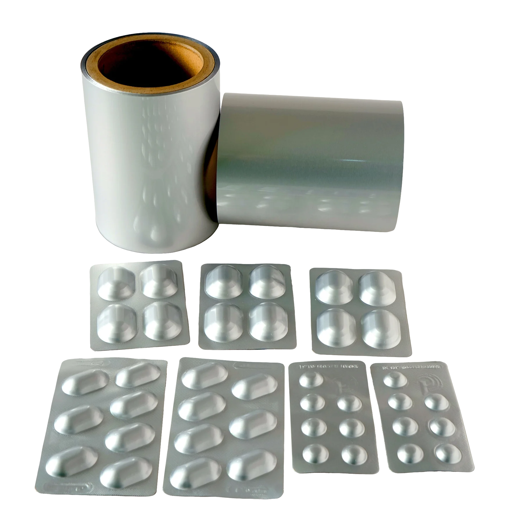 Pharmaceutical pills packaging alu alu blister foil aluminium blister packaging for capsules