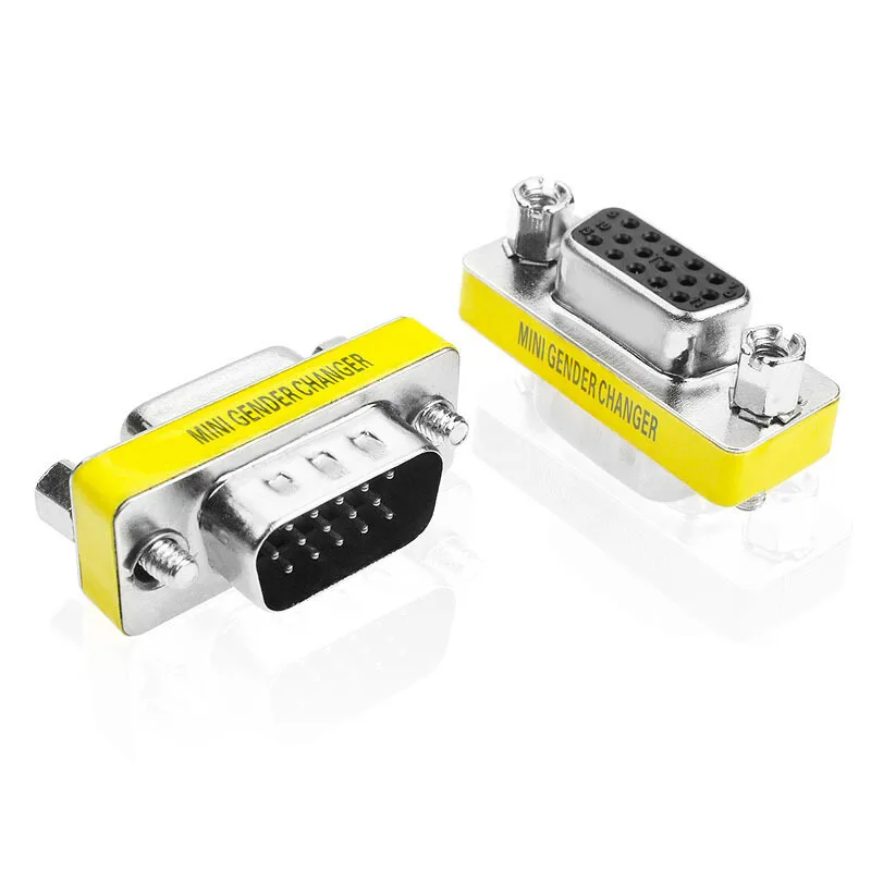 Magelei OEM оптовая продажа дешевая цена HD15 VGA штекер-штекер/гнездо M/M мини-переходник для ПК штекер/гнездо адаптер