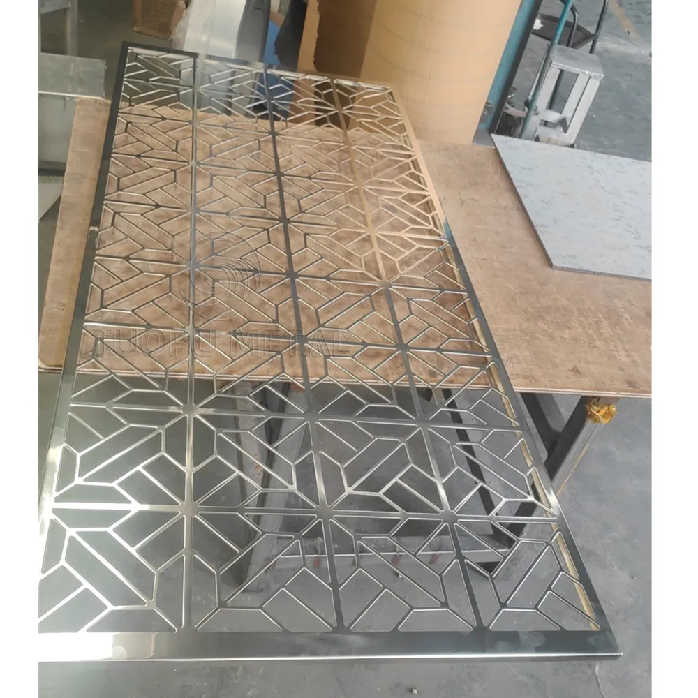 exterior wall facade laser cut aluminum panels
