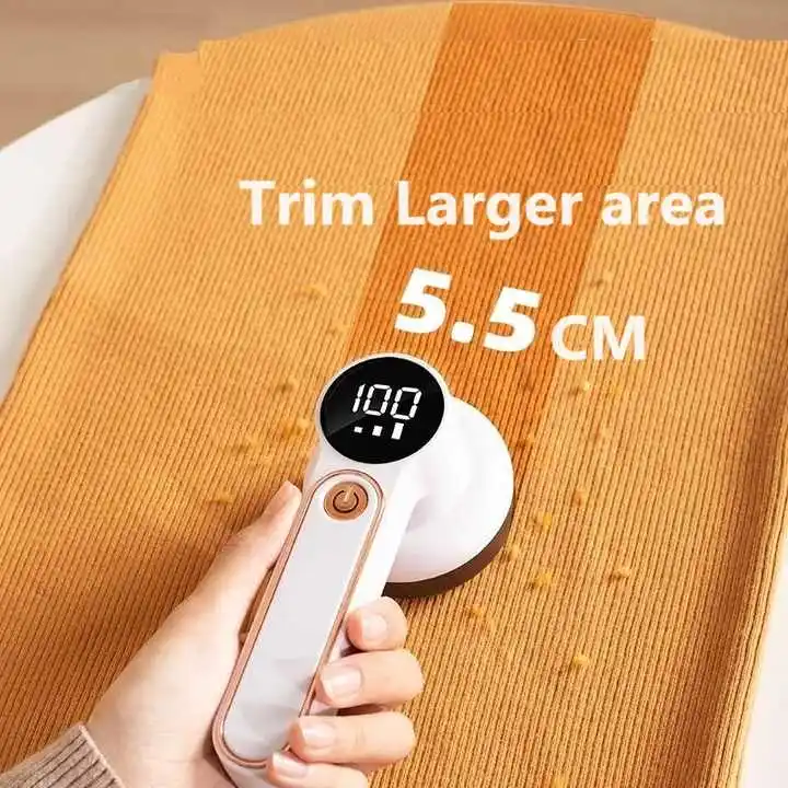 Electric Lint Remover Clothes Rechargeable Portable Fuzz Shaver Sweater Carpet Pill Mini Lint Trimmer screen Smart Fabric Shaver