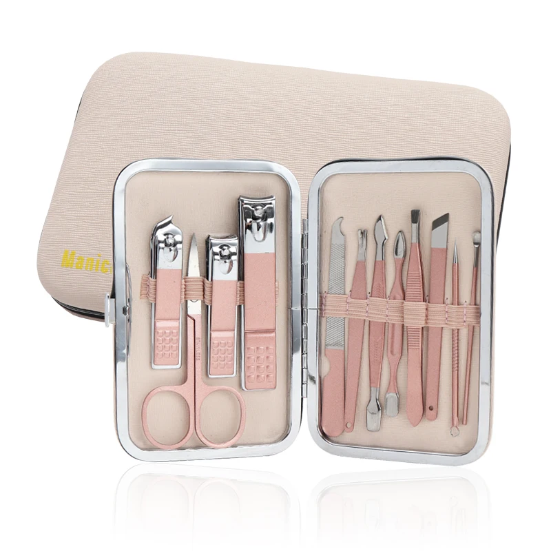 Promotion 18 Piece Manicure Set Professional Nail Clippers Kit Pedicure Care Tools
