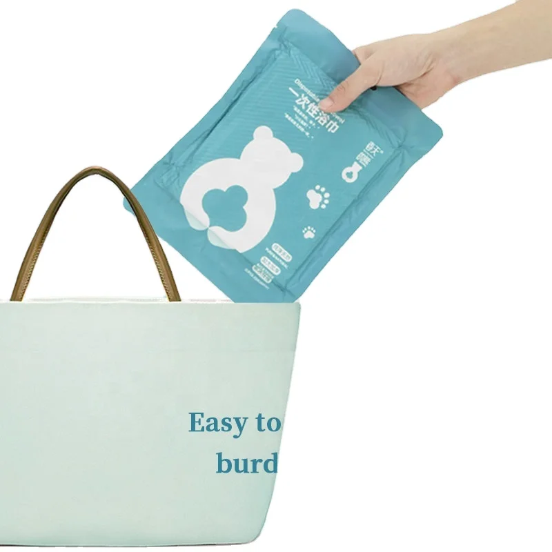 OEM Manufacturer Travel Disposable Vacuum Bath Towels Portable 70*140cm Non Woven Bath Towel