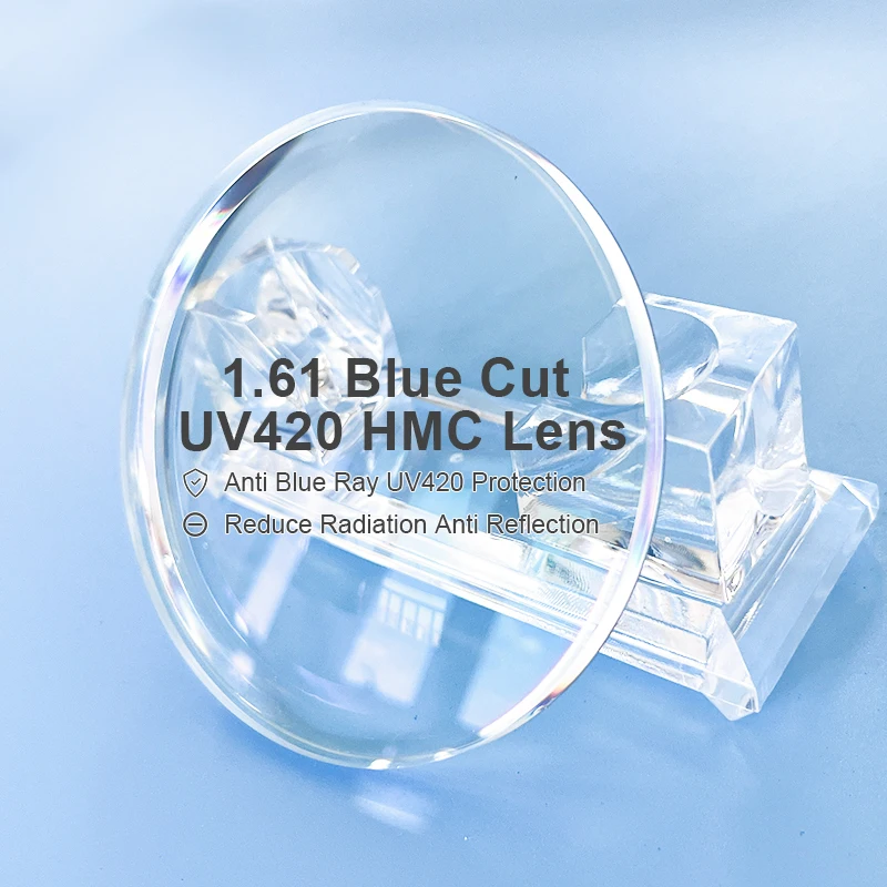 1 61 китайский джаб анти-синий свет UV420 100% одно видение синий блок класс A + линзы HC/HMC/SHMC линза из смолы La Luna