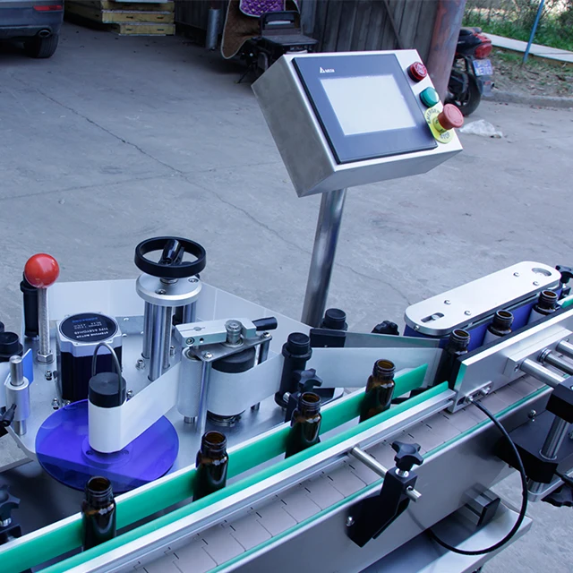Automatic Wrap Round Bottle Label Machine