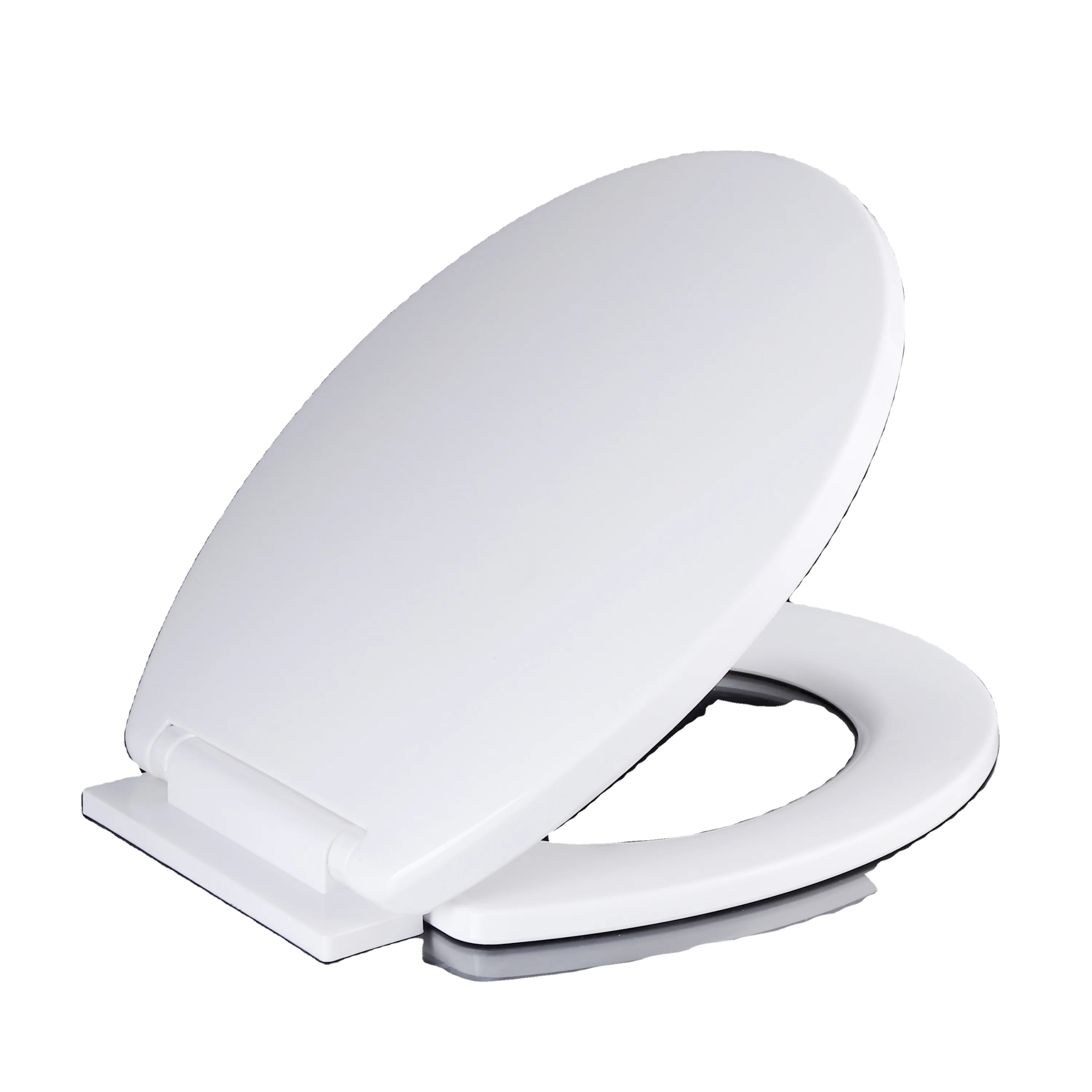 Heavy Duty Soft Close China Sanitary WC White Oval Toilet Seat Cover Lid For Toilets Easy Installation Stable Hinges