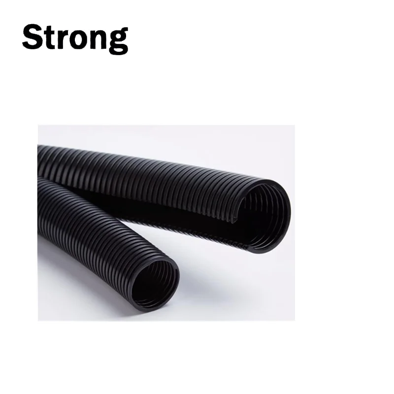 Пластиковая резьба сильфонная кабельная проволочная оболочка нейлоновая огнестойкая пластиковая гофрированная трубка