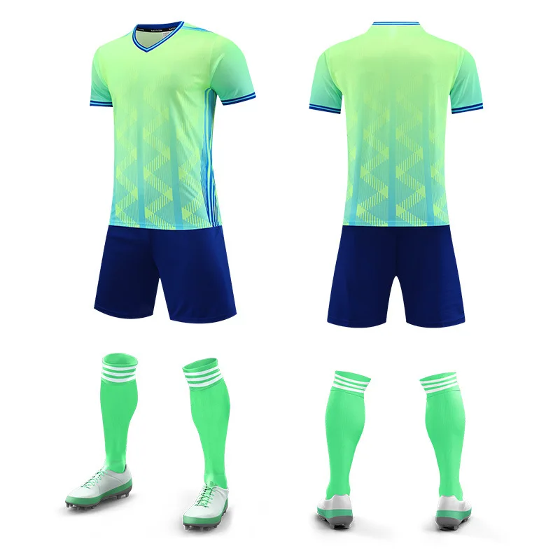 2024 hot selling good quality soccer jersey clothing breathable and comfortable Game training polyester custom football jersey