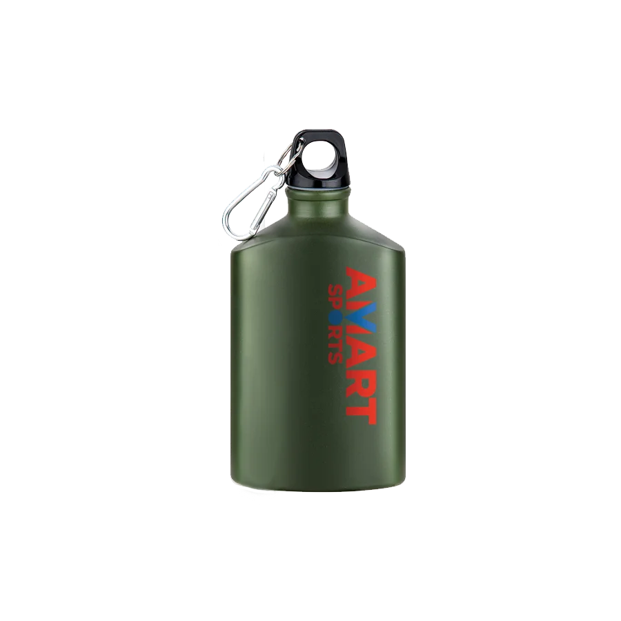 
Sensi Pantone Color 600ML Aluminum Flat Square Sports Water Bottles Portable Water Bottle 