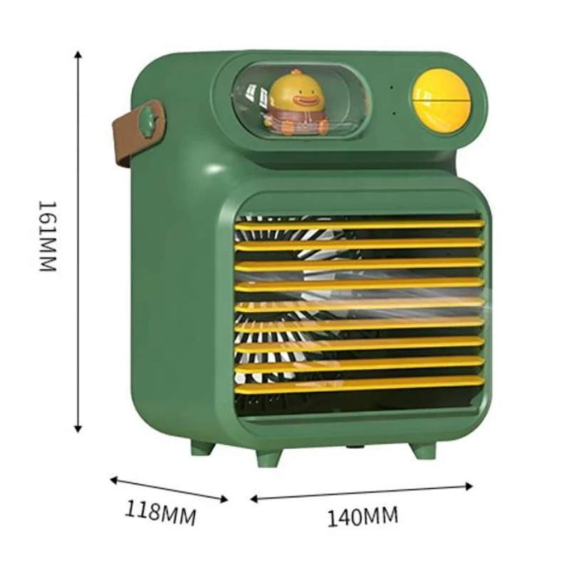 2021 Portable Mini Air Cooler Fan Small Water Desktop Fan Camping Air Conditioner Fan