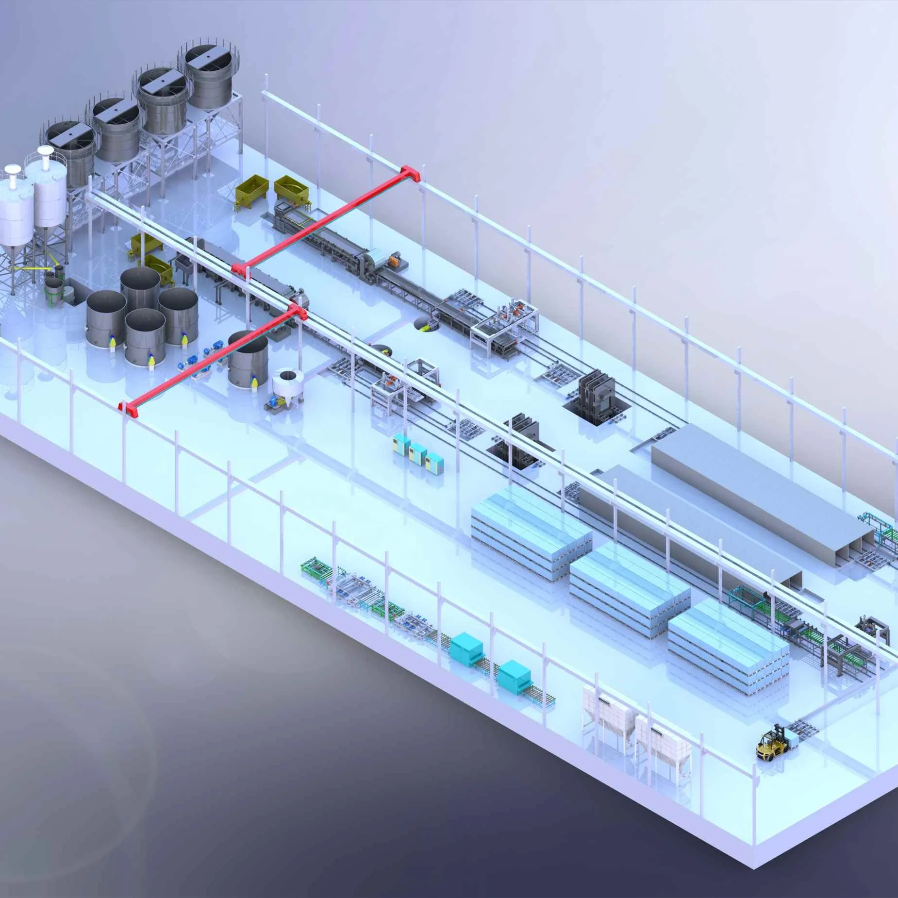 
SIP panel production line exterior wall sheet 