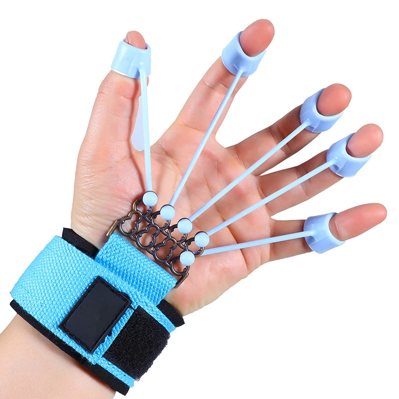 Finger Exercise Hand Grips Force Strength Trainer Extension Training Device With Resistance Band