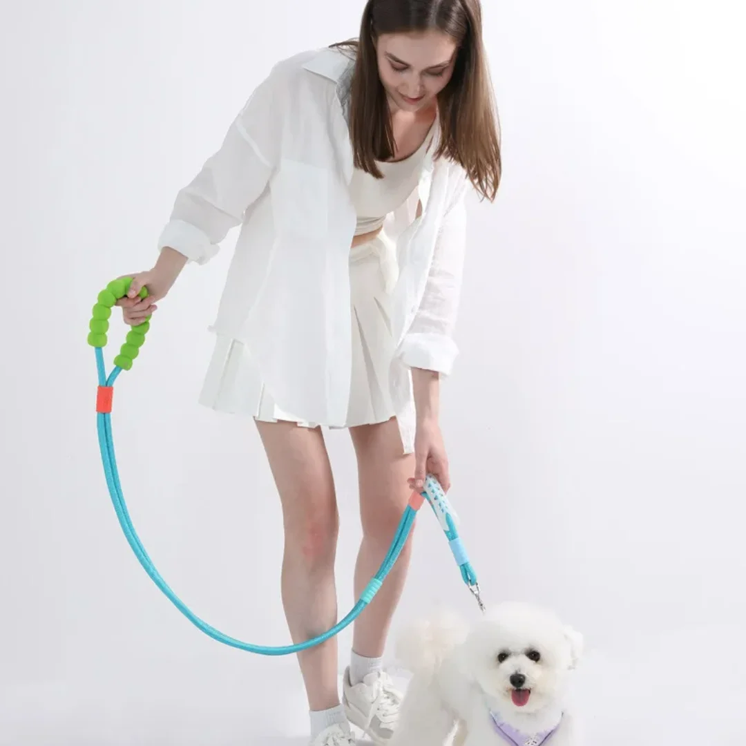 Hand Free Dog Leash for Pet Walking Running Jogging Adjustable Dog leash Waist Belt Chest Strap Traction Rope Dog Accessories