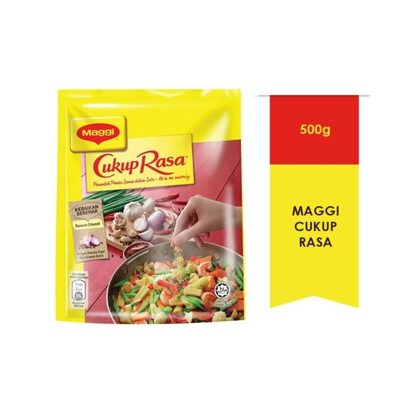 High Standard Quality All-in-One Seasoning 500g MAGGI-Cukup Rasa Perfect Balance of Spices and Delicious Meaty Taste