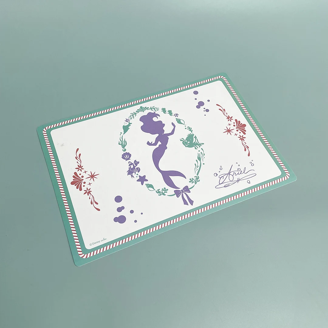 Wholesale Square & Hexagonal Printed PP Silicone Thin Plastic Table Mat Place Mat for Tables and Chairs