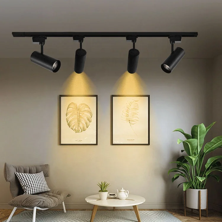 commercial track light Focus Cob 20W 30W Spot Lights Led Linear Track Spotlight System