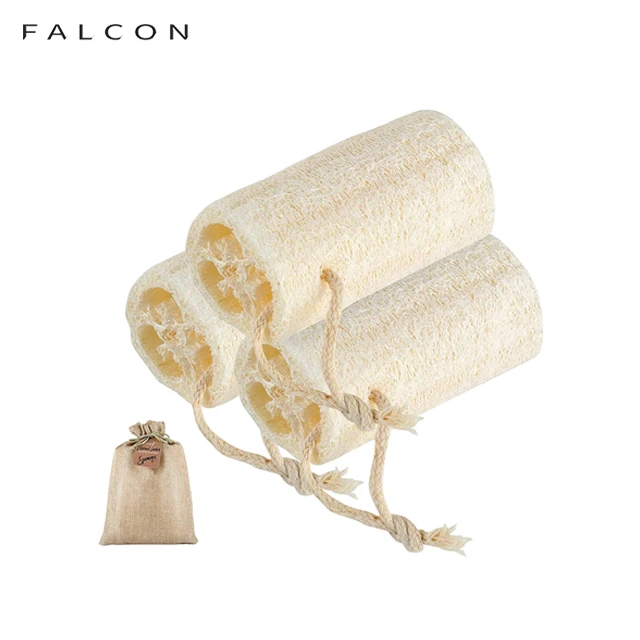 Facial Clean Sponge Bathing Daily Care 100% Natural Organic Gentle Exfoliating Loofah Sponge Scrubber