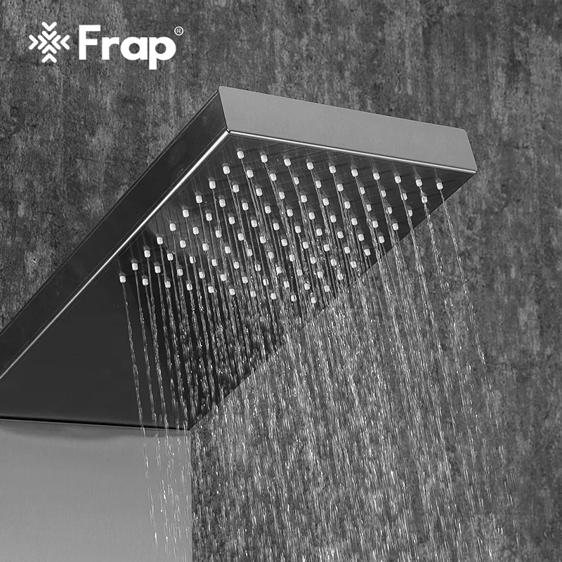 New bath room shower panel stainless steel shower sets tub luxury shower faucet sets F24005-5