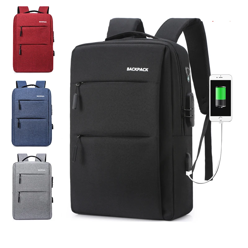 OMASKA Factory Hot Sell Travel Laptop Bagpack Polyester Sac a dos dordinateur Casual Rucksack Custom USB Laptop Backpack