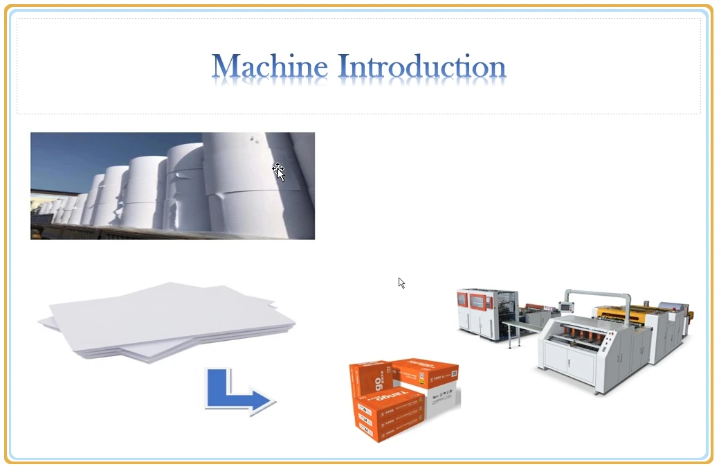 
Factory Fully Automatic A4 Paper Cutting Machine A4 Paper Production Line 