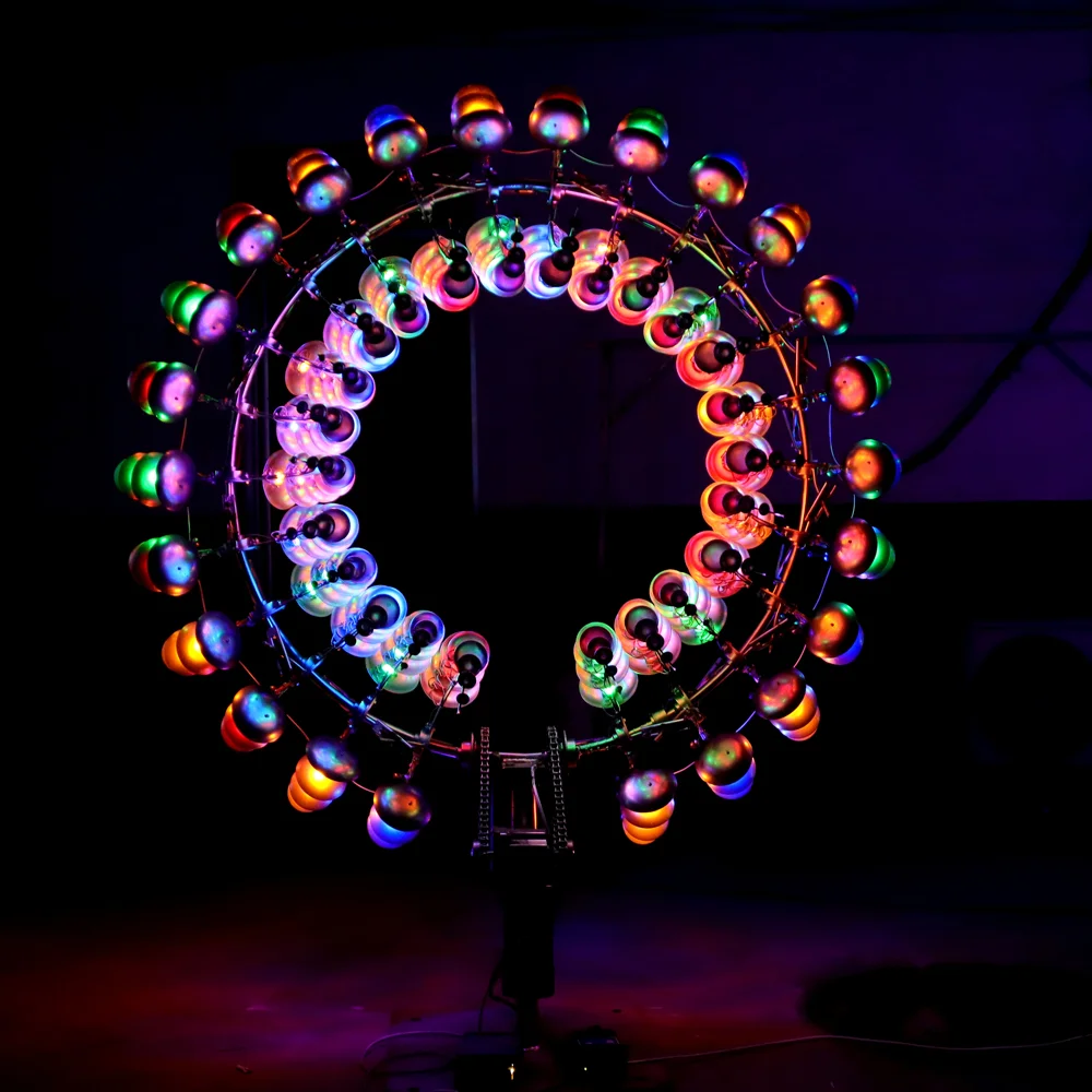 Fandiluo Abstract Modern Garden Large Stainless Steel Outdoor Metal Wind Kinetic Sculpture