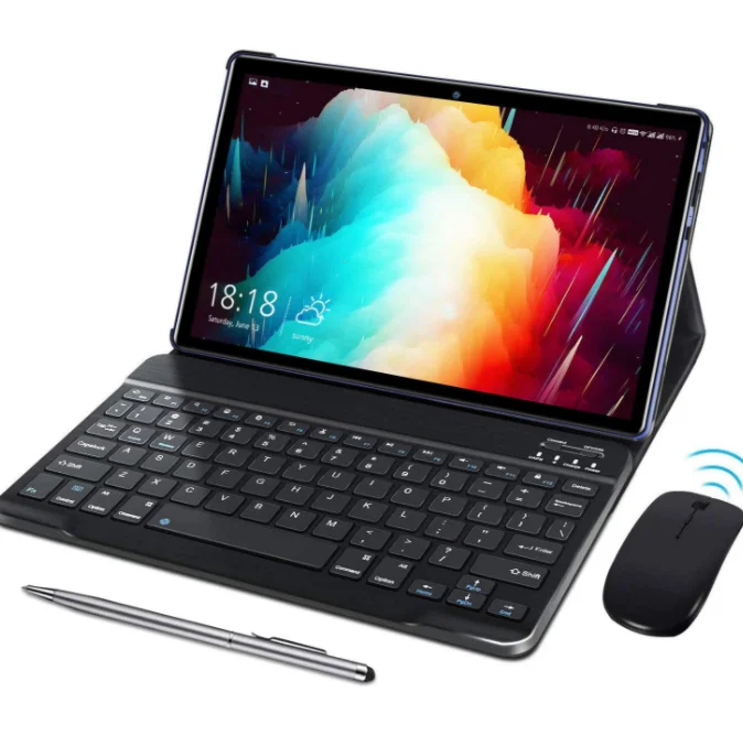 New High quality 10 inch android tablet pc keyboard 2G RAM and 32G