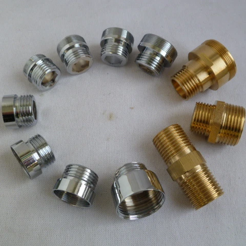 Factory price stainless steel pipe connect fitting round male hex nipple